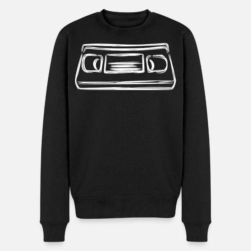 Cassette vidéo - Pull Premium bio Homme - noir