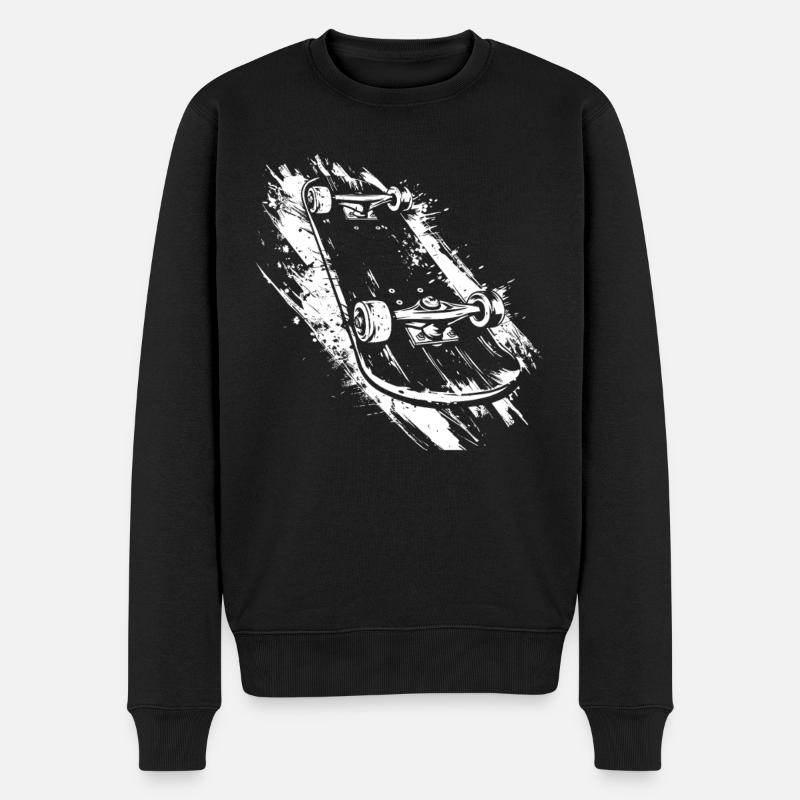 Skateboard - Pull Premium bio Homme - noir