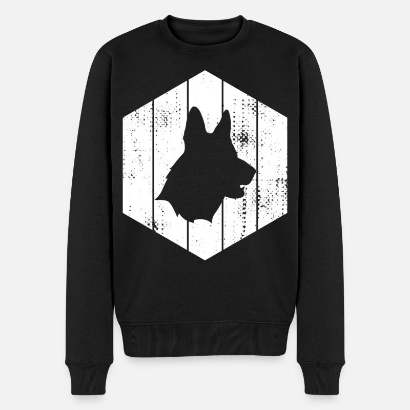 Berger allemand - Pull Premium bio Homme - noir