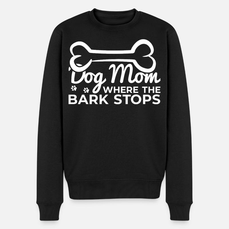 Drôle de chien mère - Pull Premium bio Homme - noir