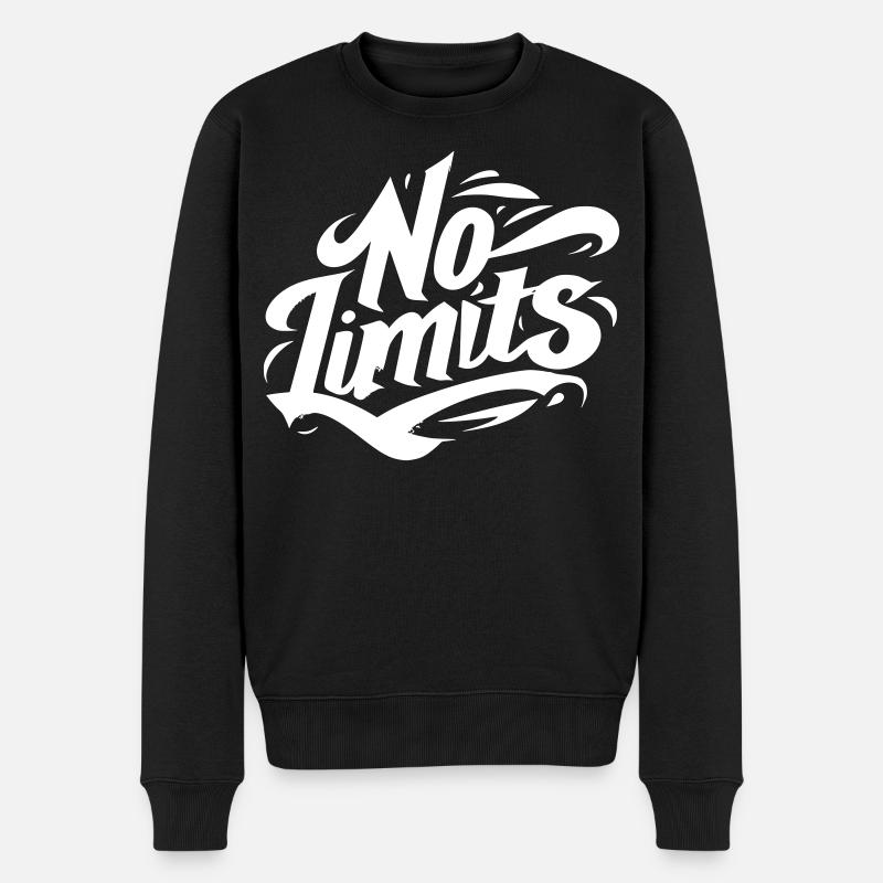 Aucune limite - Pull Premium bio Homme - noir