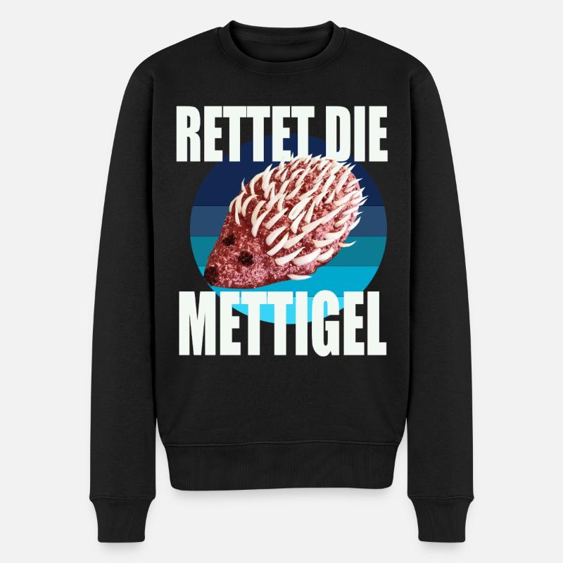 Sauvez le Mettigel - Pull Premium bio Homme - noir