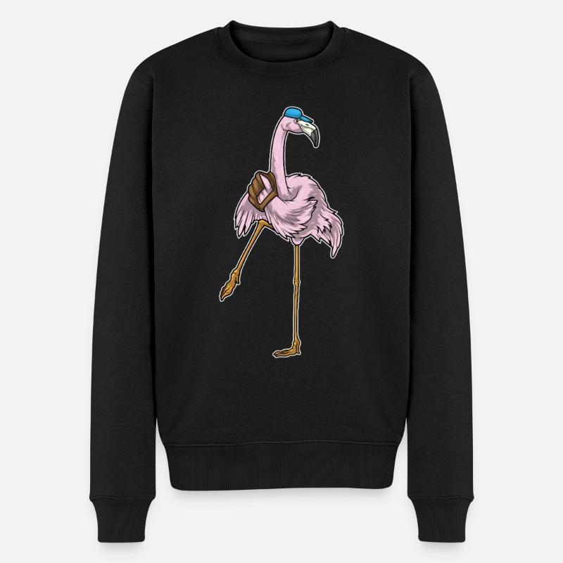 Flamingo Baseball Gant de baseball - Pull Premium bio Homme - noir