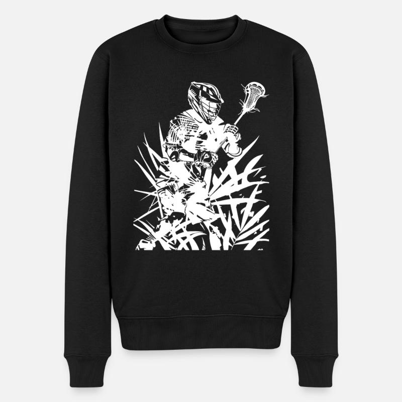 Joueurs de crosse - Pull Premium bio Homme - noir