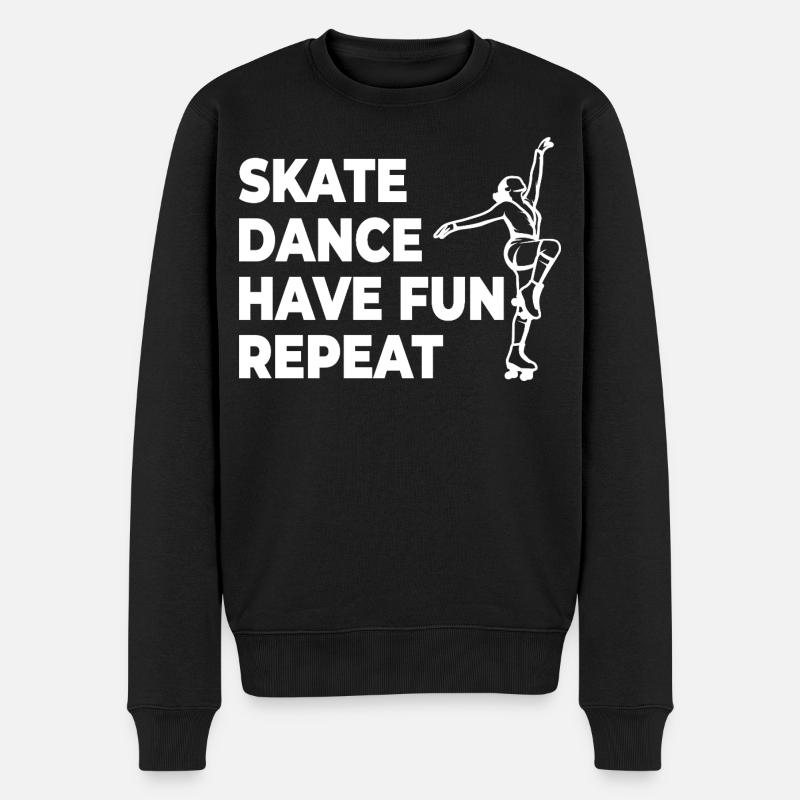 Skate Danse Amusez-vous Répéter - Pull Premium bio Homme - noir