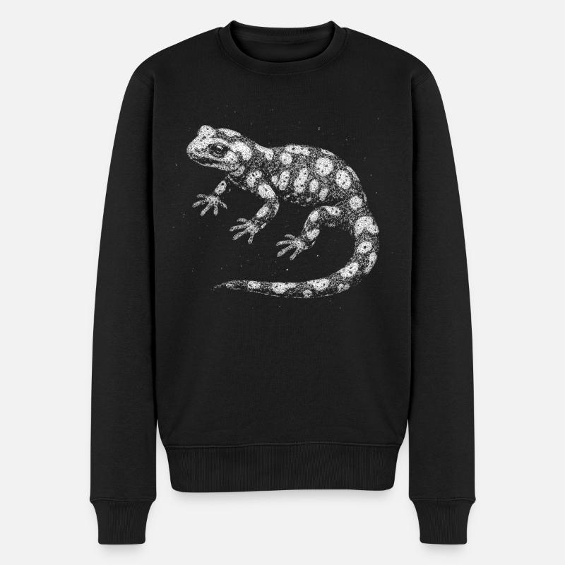 Salamandre de feu - Pull Premium bio Homme - noir