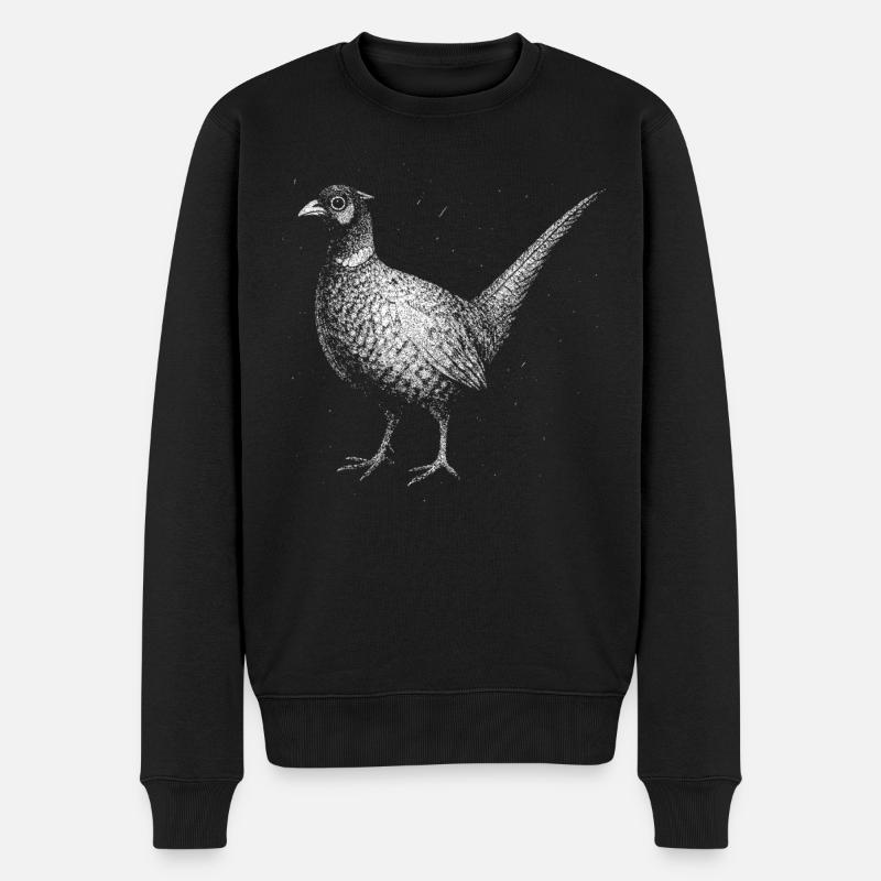 Un faisan - Pull Premium bio Homme - noir