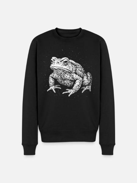 Toad - Men's Premium Organic Jumper - black