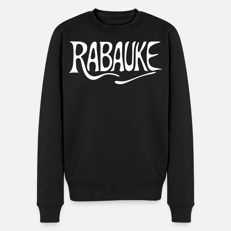 Rabauke - Männer Premium Bio Pullover - Schwarz