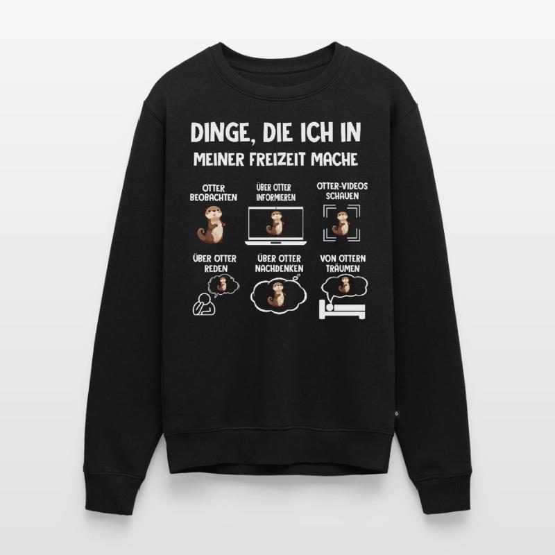 Dinge Die Ich In Meiner Freizeit Mache OTTER Männer Premium Bio Pullover