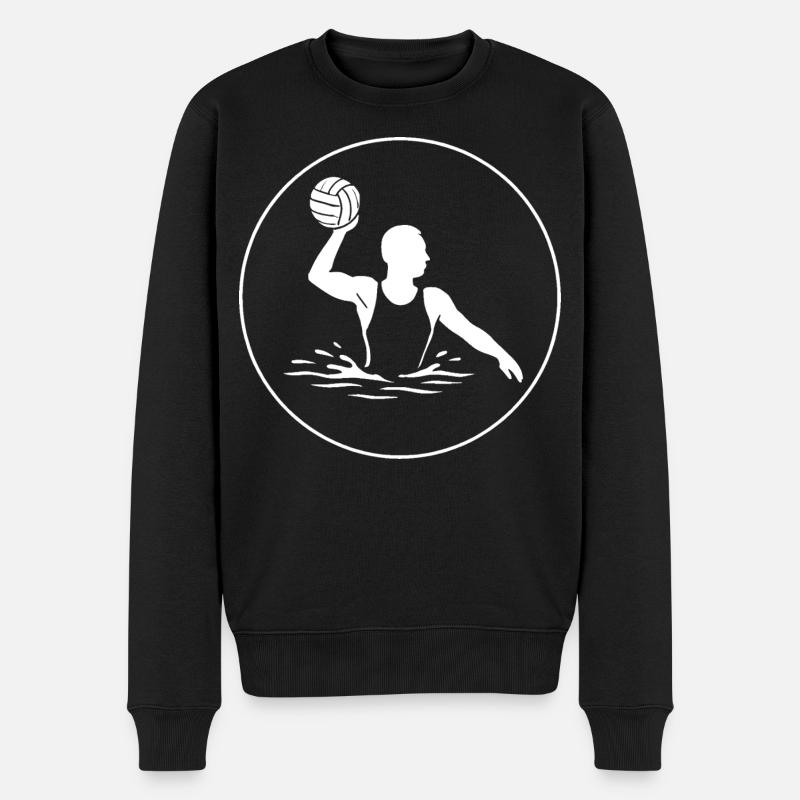Puissance du water-polo - Pull Premium bio Homme - noir