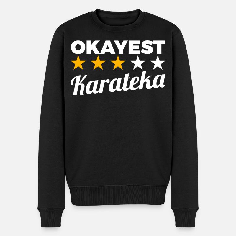 Karatéka moyen - Pull Premium bio Homme - noir