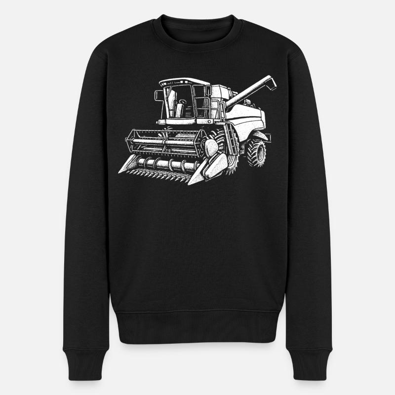 Géant des moissons en tournée - Pull Premium bio Homme - noir