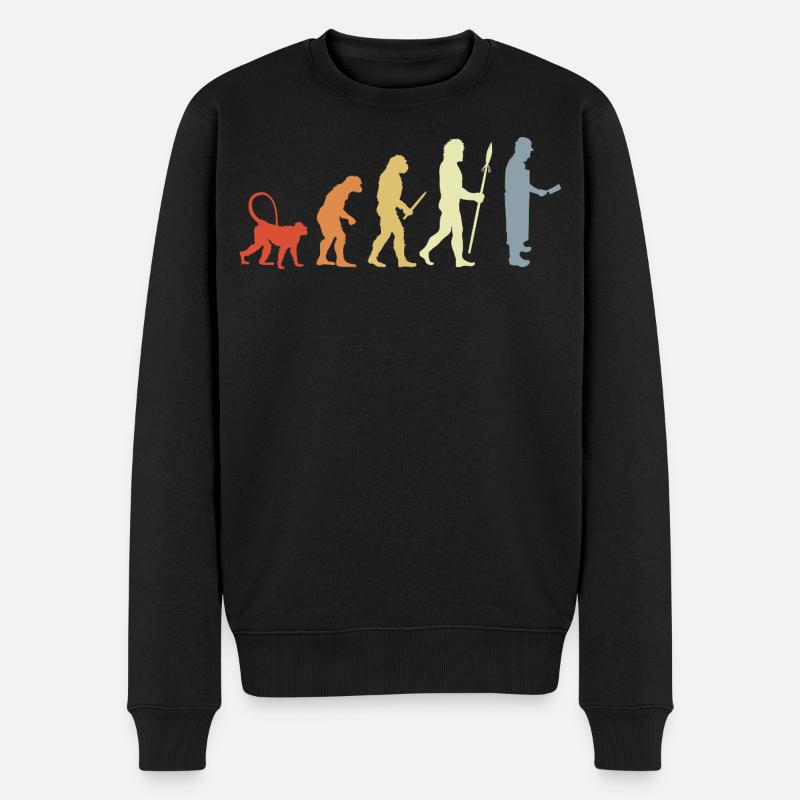 Metzger Entwicklung - Männer Premium Bio Pullover - Schwarz