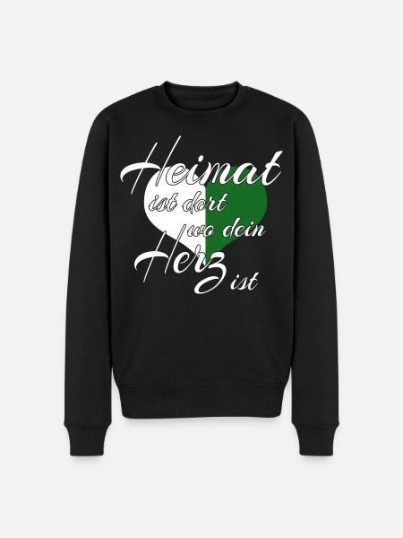 - Saxony - Men's Premium Organic Jumper - black