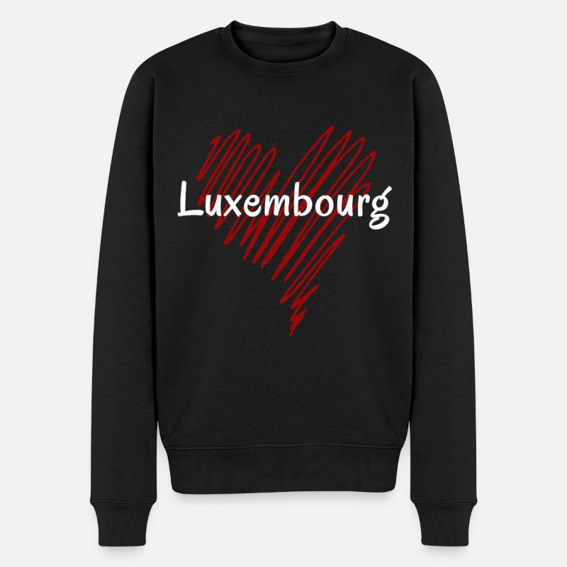 I Love Luxembourg, Luxembourg Pride - Pull Premium bio Homme - noir