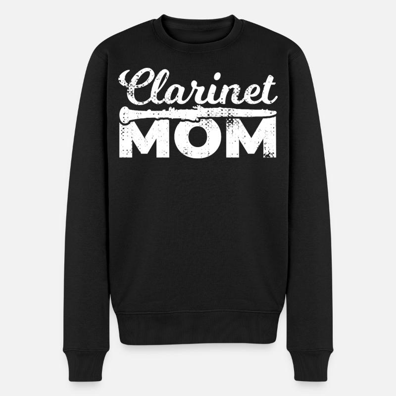 Clarinette maman - Pull Premium bio Homme - noir