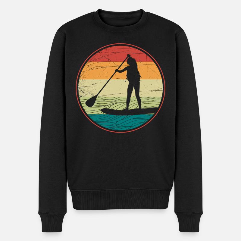 SUP Sunset Vibes - Pull Premium bio Homme - noir