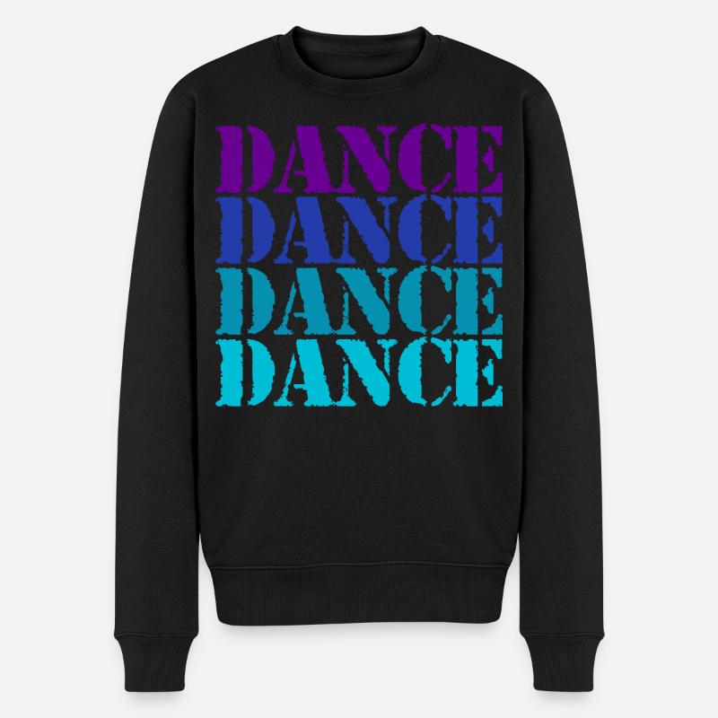 Tanzen - Männer Premium Bio Pullover - Schwarz