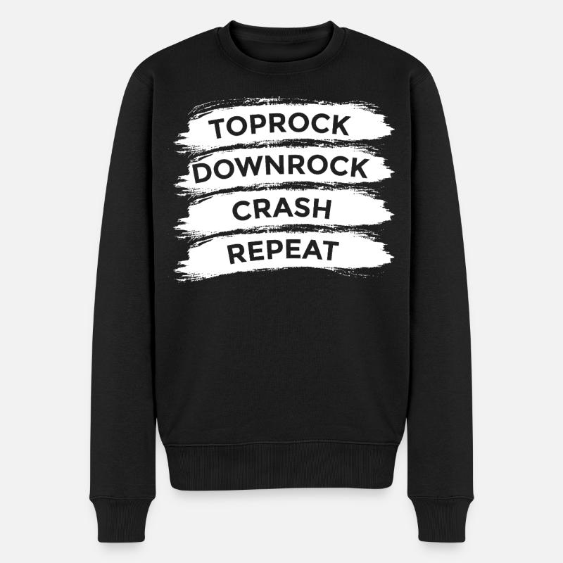 Breakdance Techniken - Männer Premium Bio Pullover - Schwarz