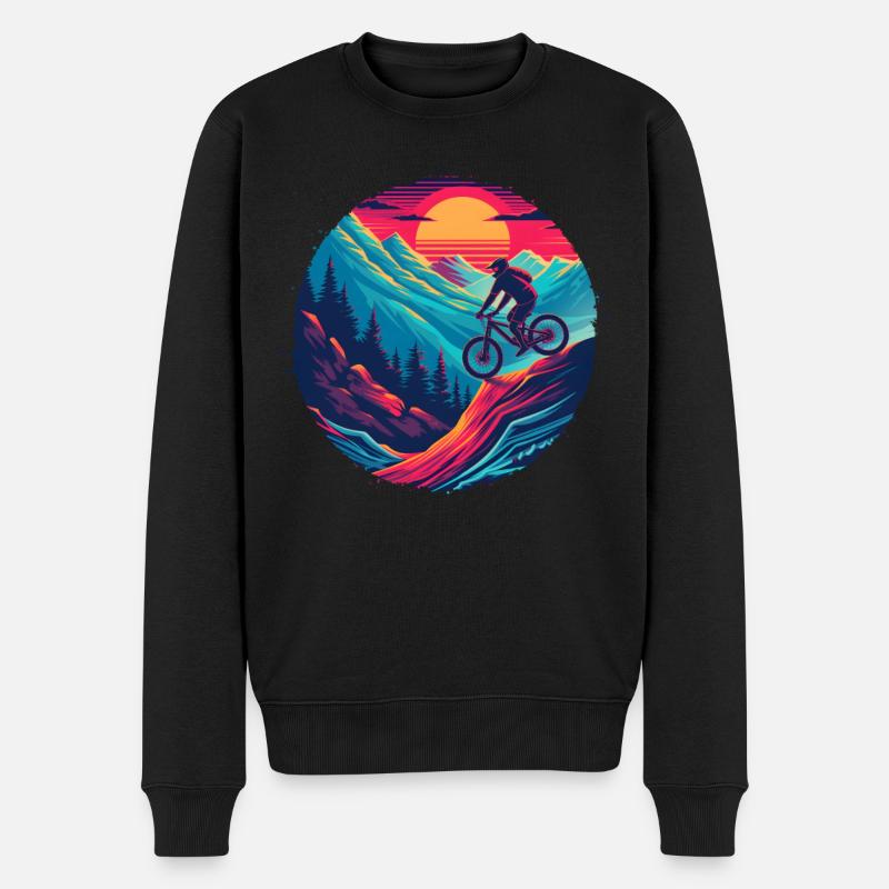 VTT à l’ancienne - Pull Premium bio Homme - noir