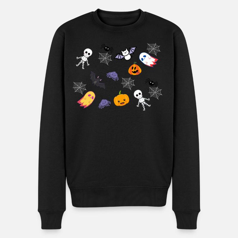 Équipe d’Halloween - Pull Premium bio Homme - noir