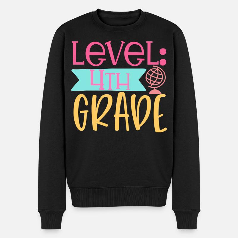 4e année - Pull Premium bio Homme - noir