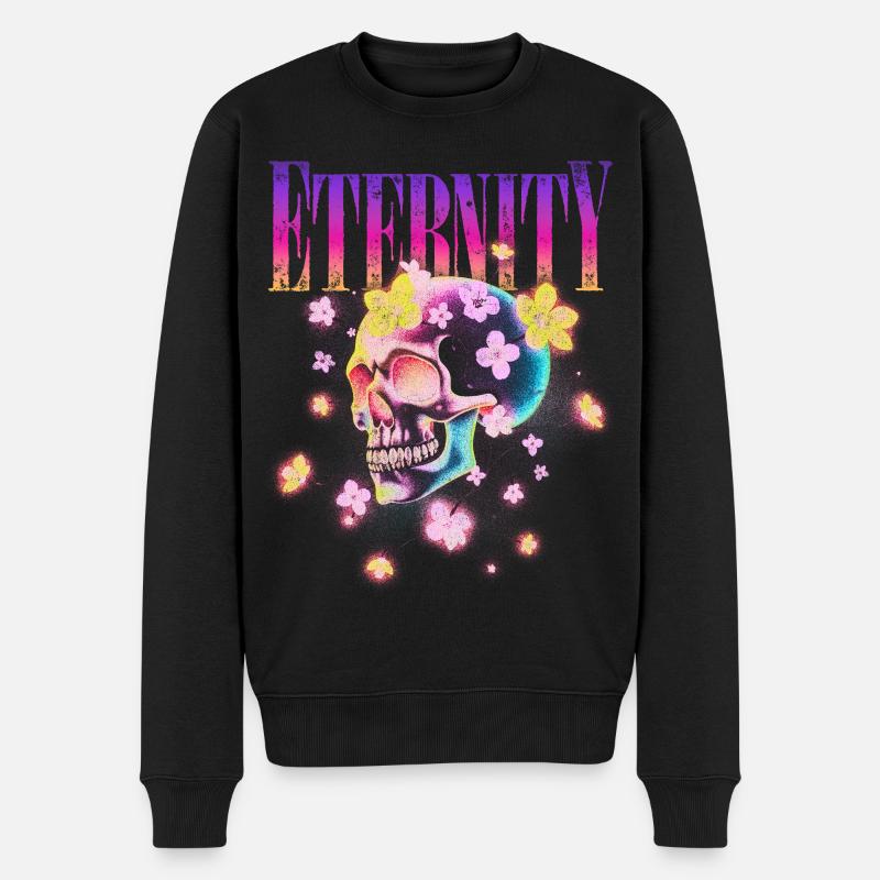 éternité - Pull Premium bio Homme - noir