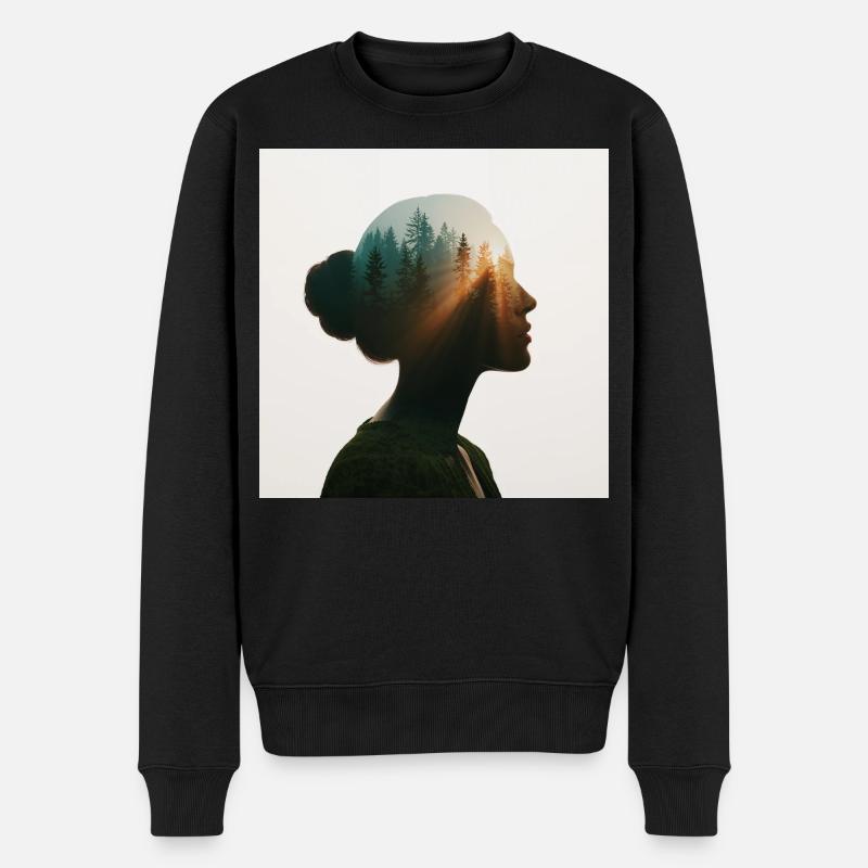 Âme de la forêt - Pull Premium bio Homme - noir