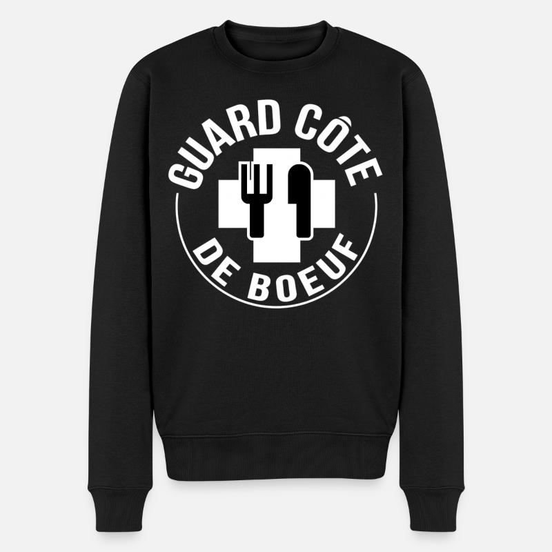 Guard côte de bœuf  - Pull Premium bio Homme - noir