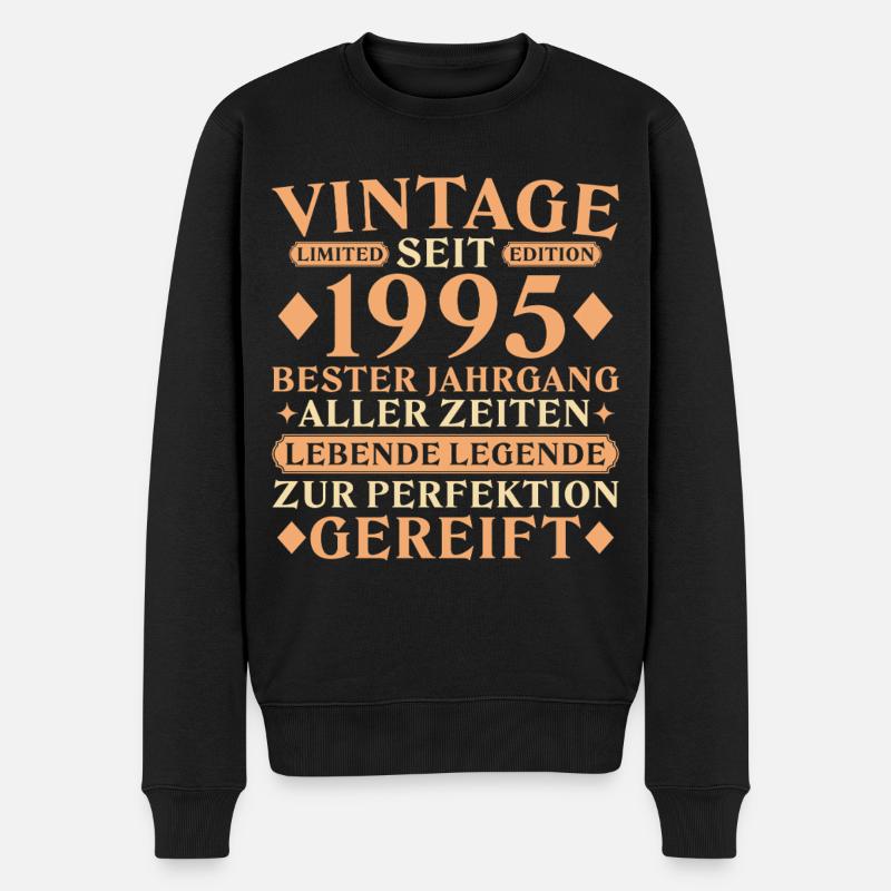 Millésime 1995 - 30e anniversaire - Pull Premium bio Homme - noir