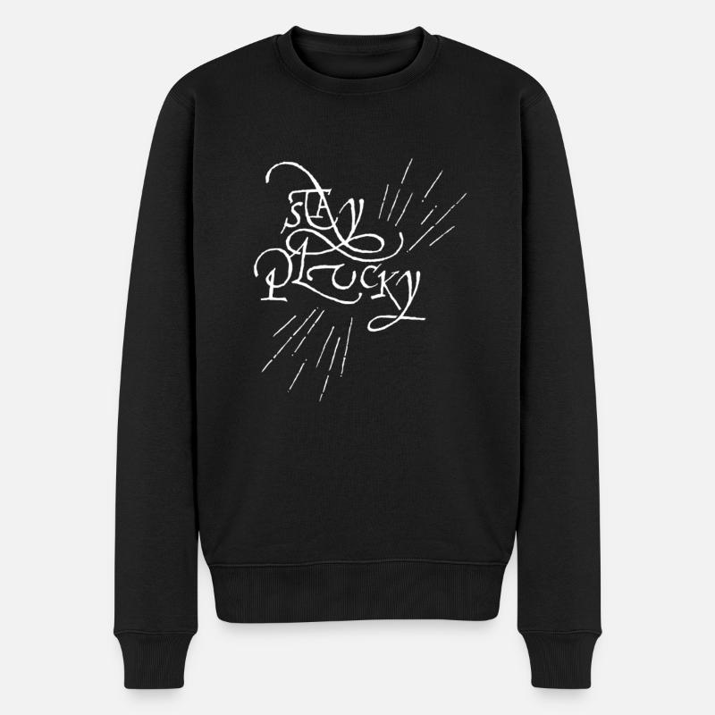 Restez courageux - Pull Premium bio Homme - noir