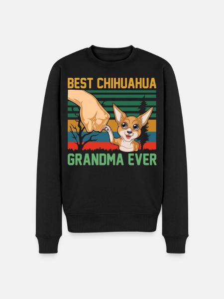 Chihuahua - Pull Premium bio Homme - noir