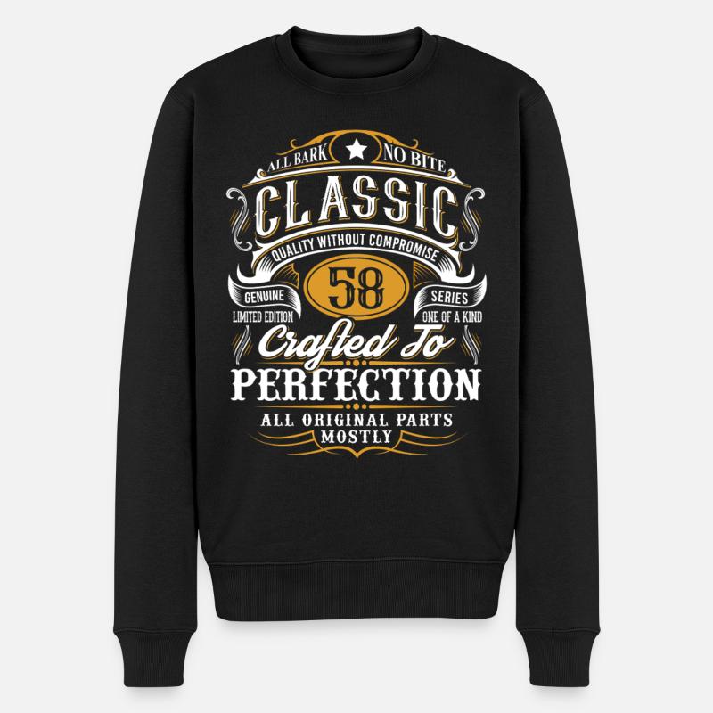 58e anniversaire - Pull Premium bio Homme - noir