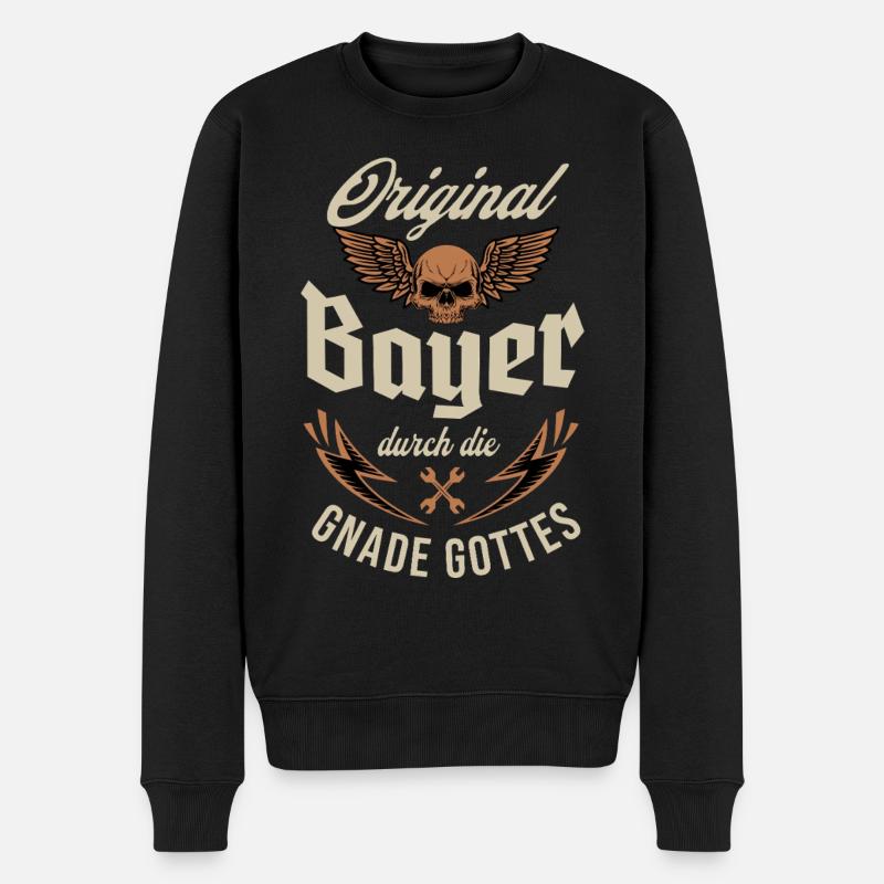 Bayer par la grâce de Dieu - Pull Premium bio Homme - noir