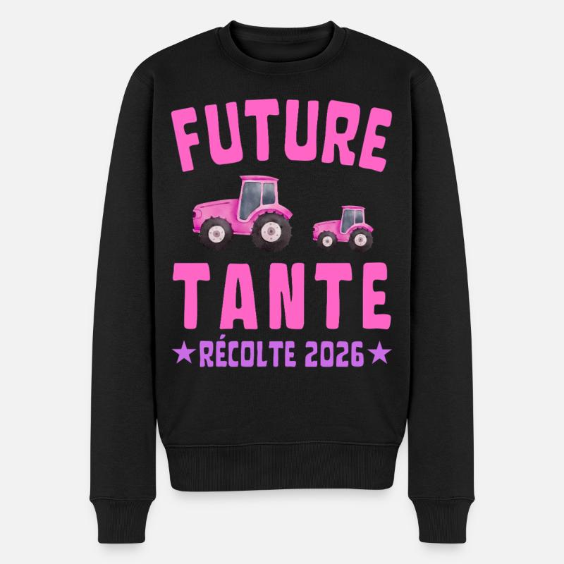 Future Tante Récolte 2026 - Pull Premium bio Homme - noir