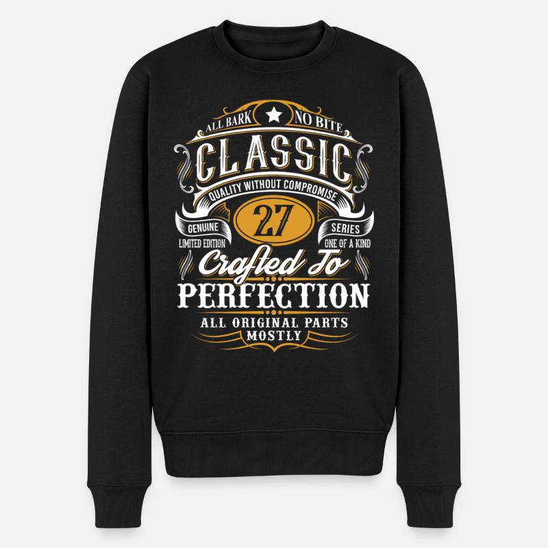 27e anniversaire - Pull Premium bio Homme - noir