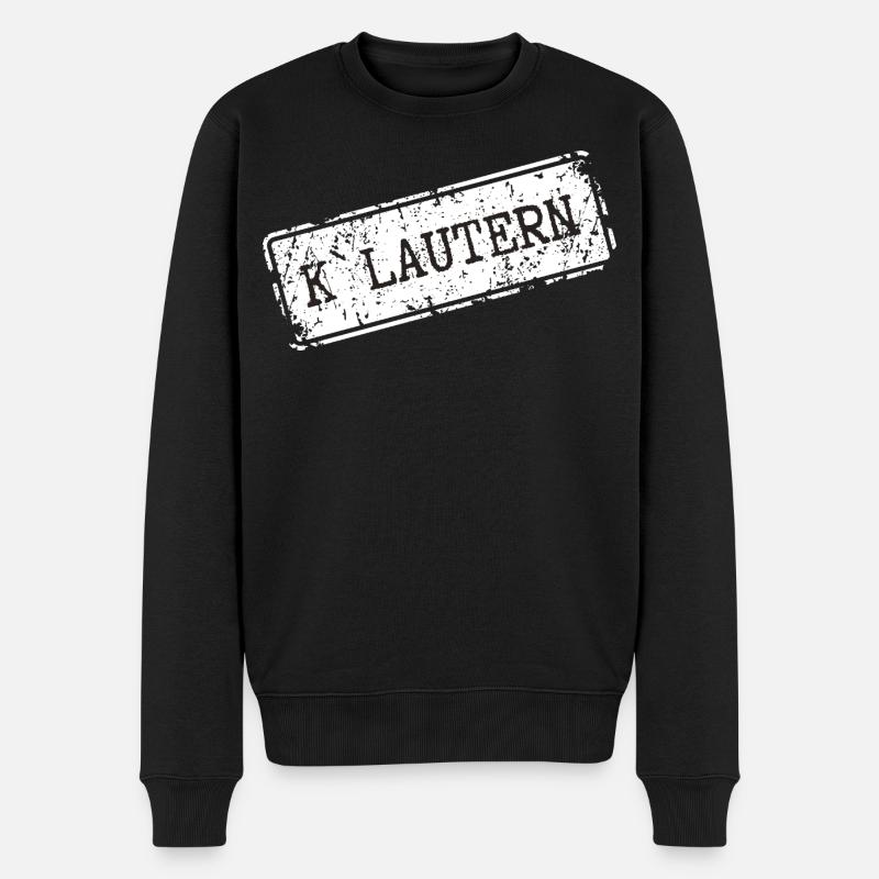 Kaiserslautern - Männer Premium Bio Pullover - Schwarz