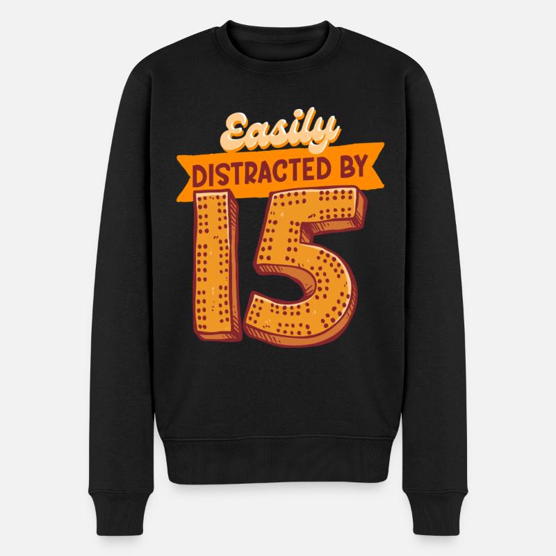 Cribbage - Pull Premium bio Homme - noir