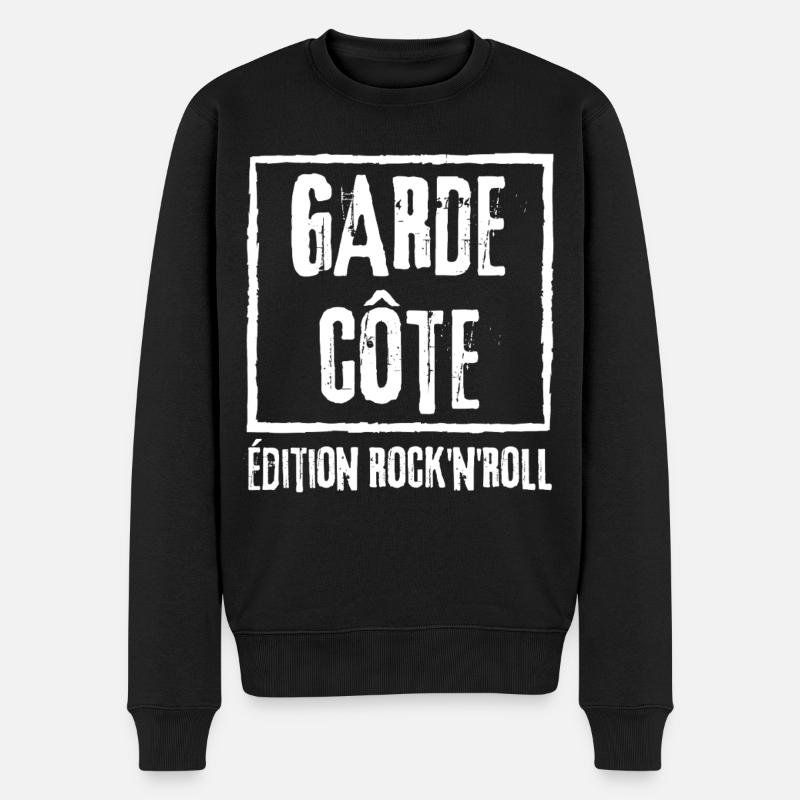 Garde Cote Edition Rock - Pull Premium bio Homme - noir