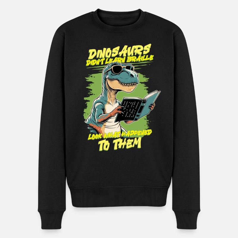 Professeur de Braille Braille Dotum - Pull Premium bio Homme - noir