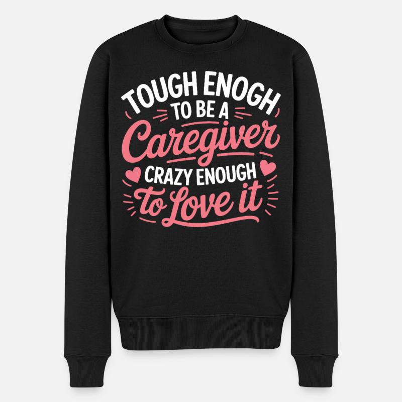 Gardien Pride Script Rose - Pull Premium bio Homme - noir