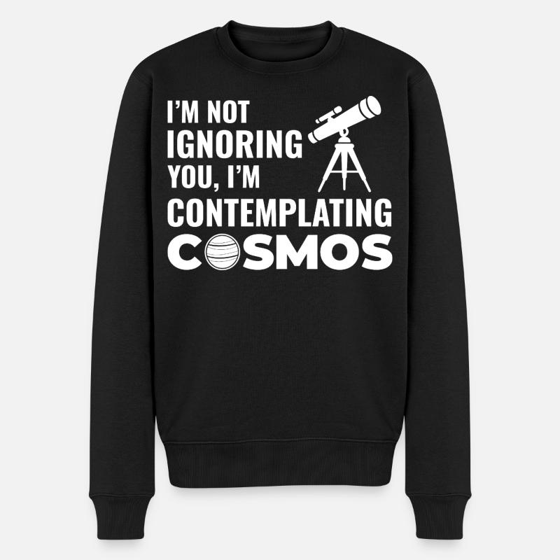 Astronomie Conception du système solaire - Pull Premium bio Homme - noir