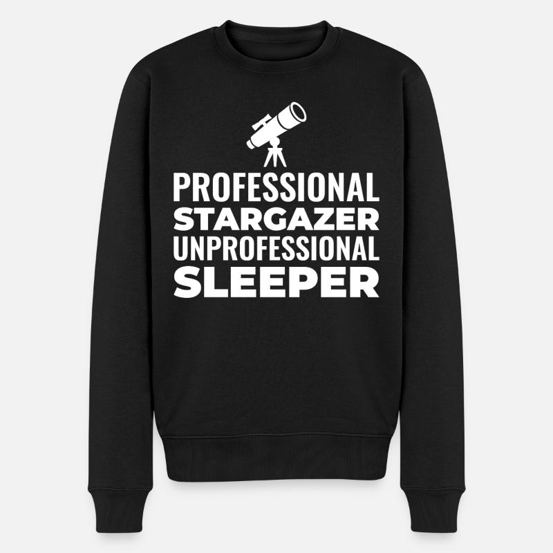 Astronavigationsdesign - Männer Premium Bio Pullover - Schwarz