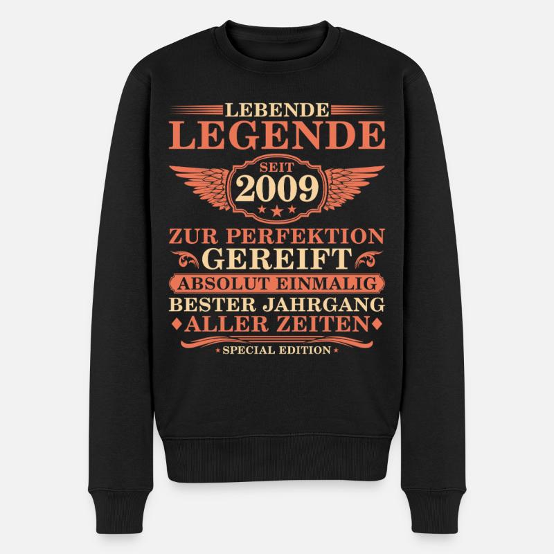 16e anniversaire millésime 2009 - Pull Premium bio Homme - noir
