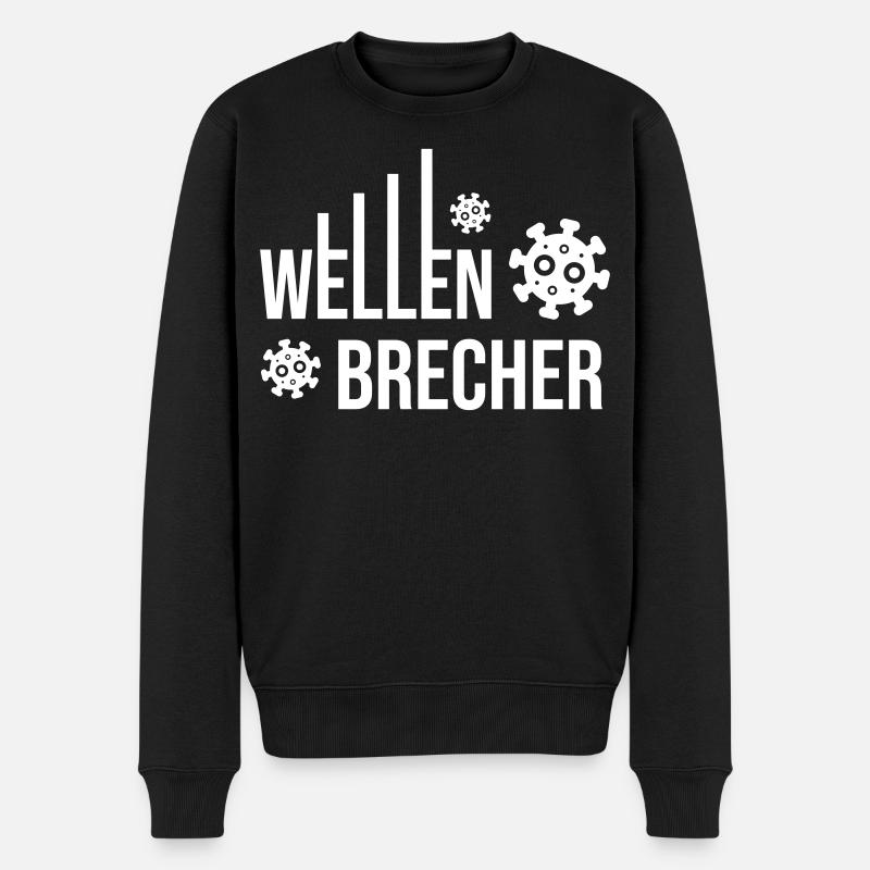 Virus du brise-lames - Pull Premium bio Homme - noir