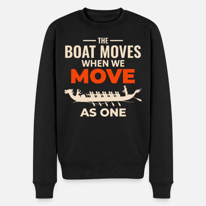 Bateau Dragon Unity Design - Pull Premium bio Homme - noir