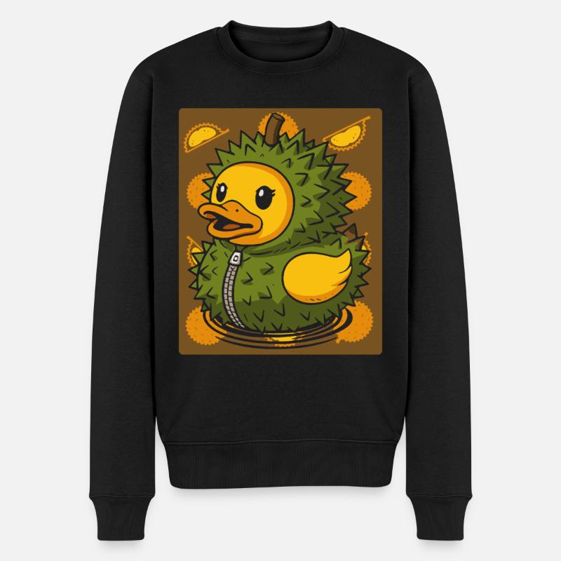 poussin en costume durian - Stinky Fruit - Pull Premium bio Homme - noir