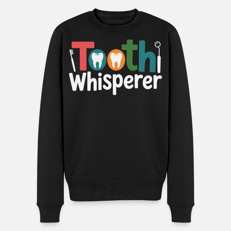 Dental Technician Precision Work  - Men's Premium Organic Jumper - black