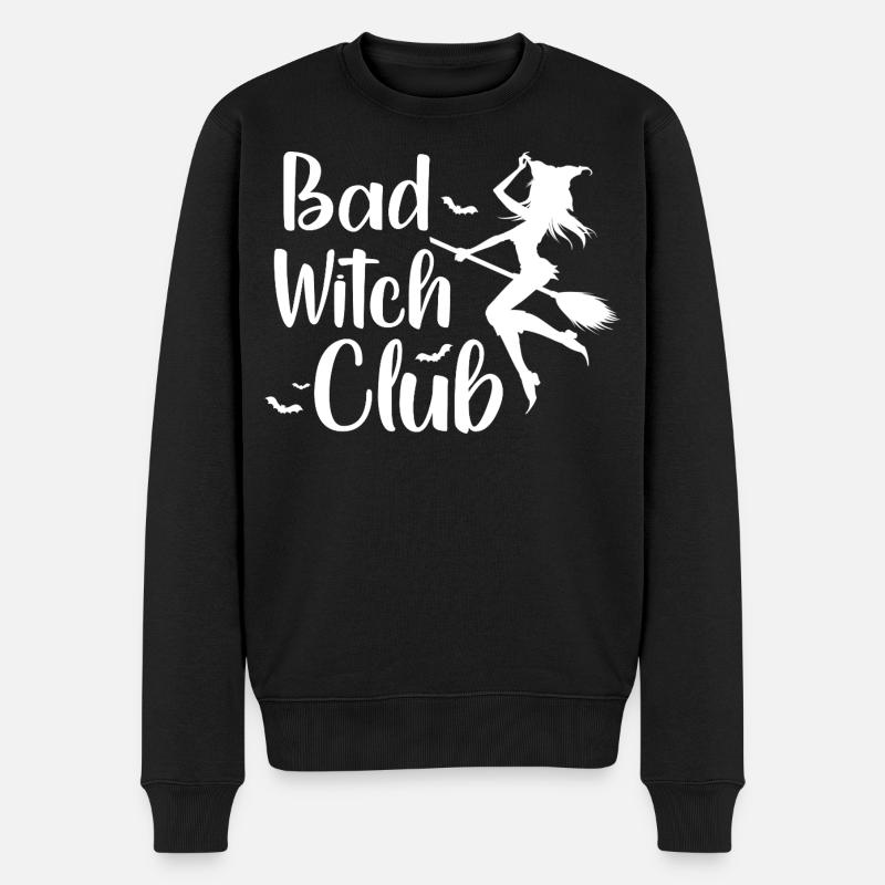 Bad Witch Club Halloween - Pull Premium bio Homme - noir